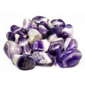 Dragon Tooth Chevron Amethyst Tumbled