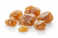 copal resin with white background