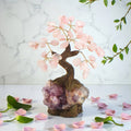 Rose Quartz Feng Shui Money Tree
