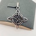 Celtic Witches Knot Stainless Steel Pendant