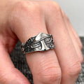 Stainless Steel Mushroom Ring Unisex