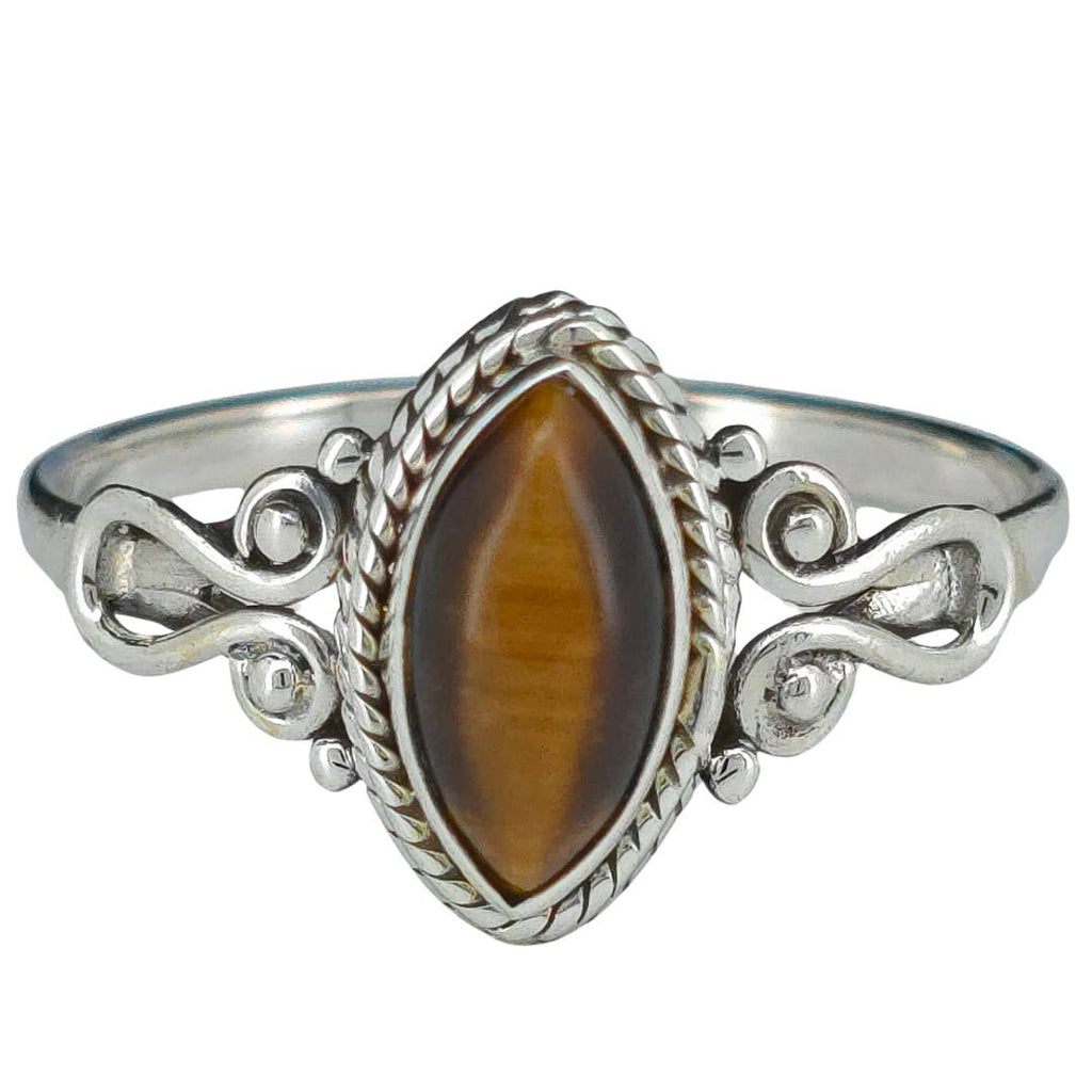 Tiger Eye Sterling Silver Ring