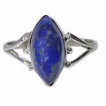 Lapis Stone Sterling Silver Ring