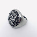 Triquetra Rune Stainless Steel Ring