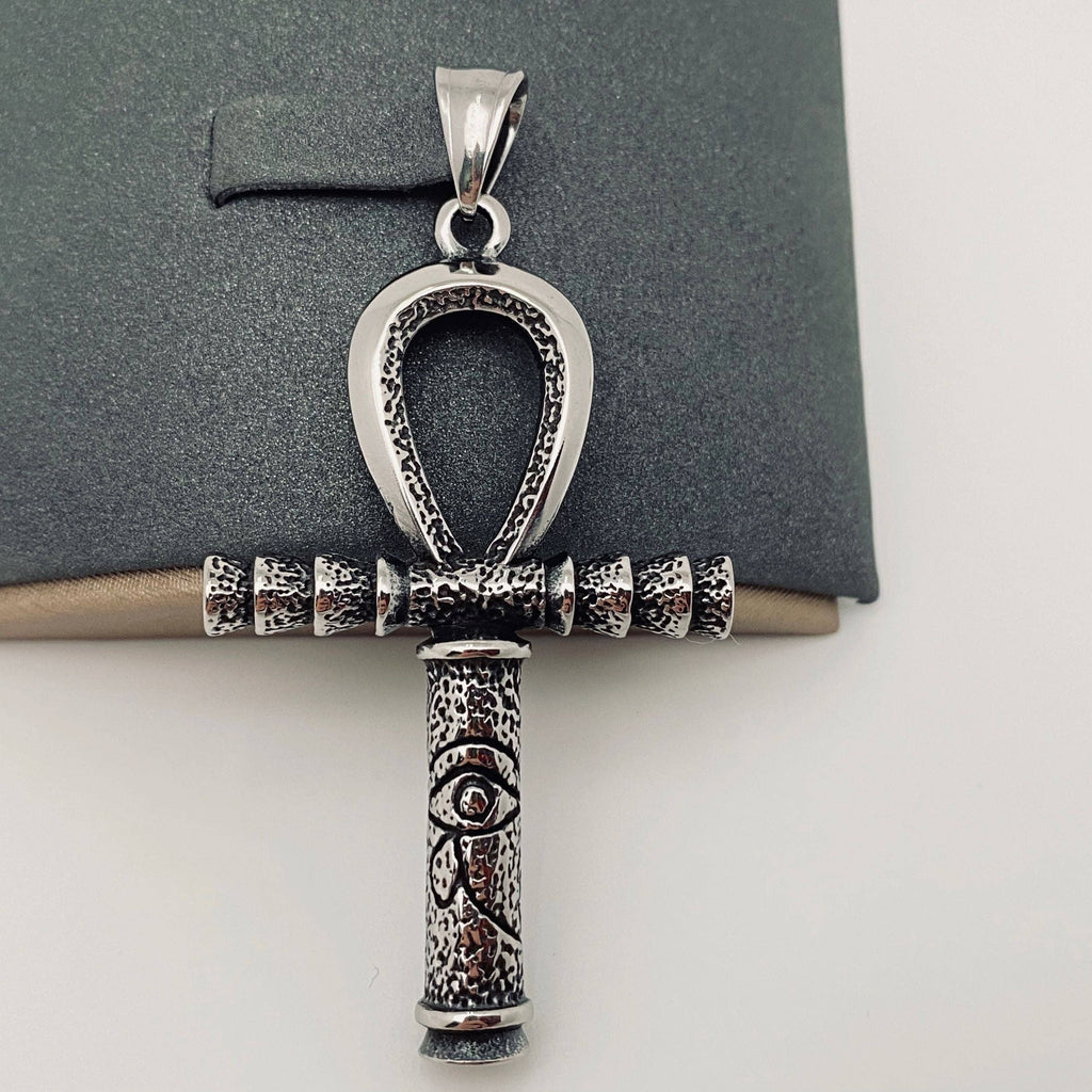 Stainless Steel The Ankh Scepter Charm Pendant