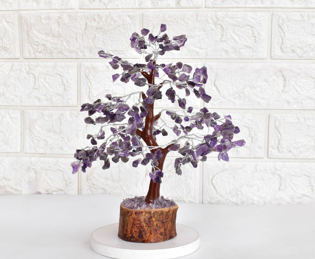 Amethyst 300 Chips Gemstone Tree | Crystal Tree Of Life