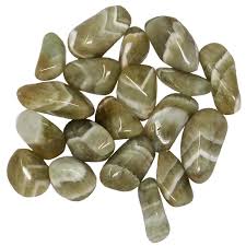 Green Amethyst (Prasiolite) tumbled