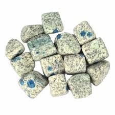 K2  Azurite and Granite Tumbled