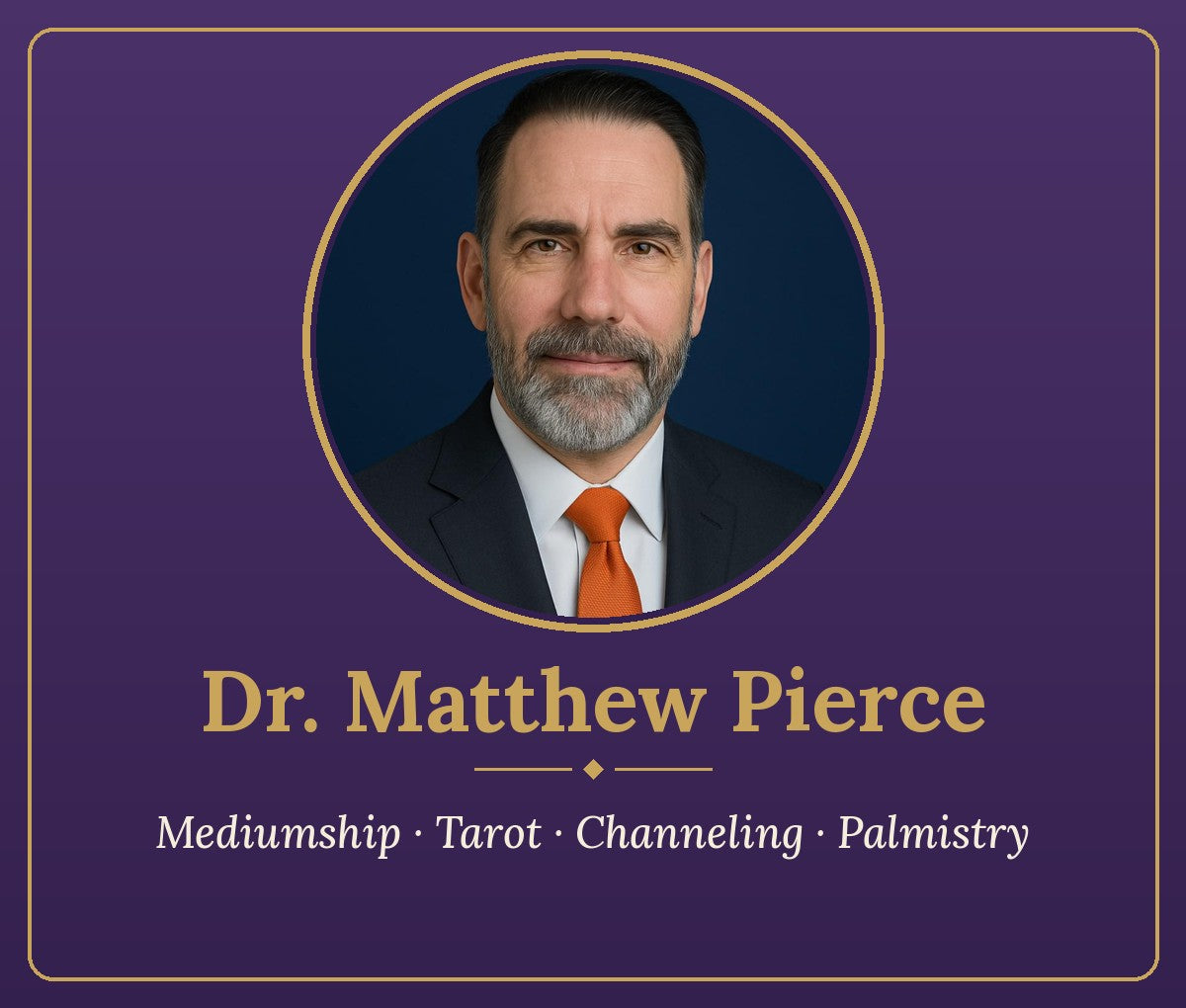 Phone & Zoom Reading with Dr. Matthew Pierce