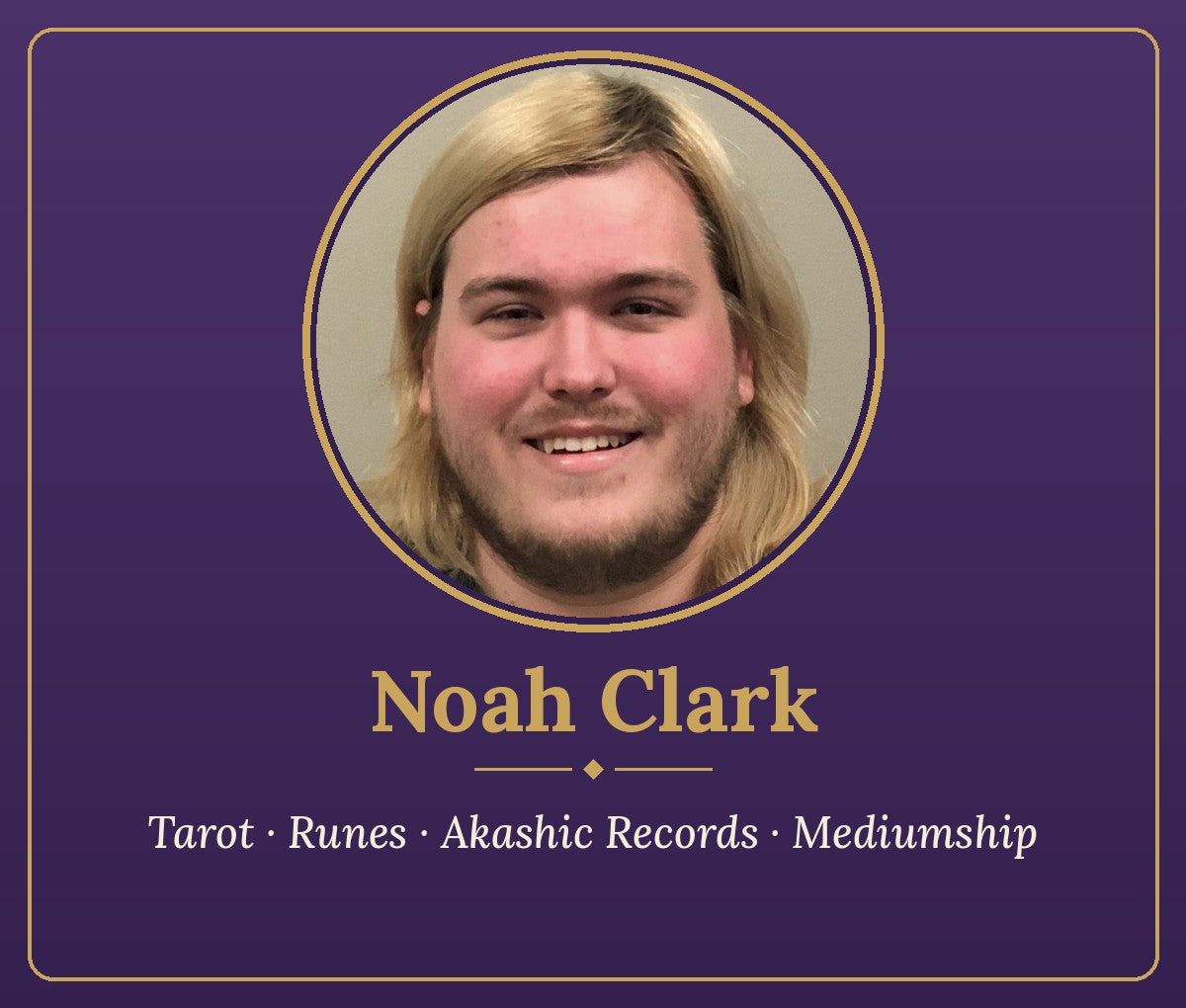 Phone & Zoom Reading with Noah Clark