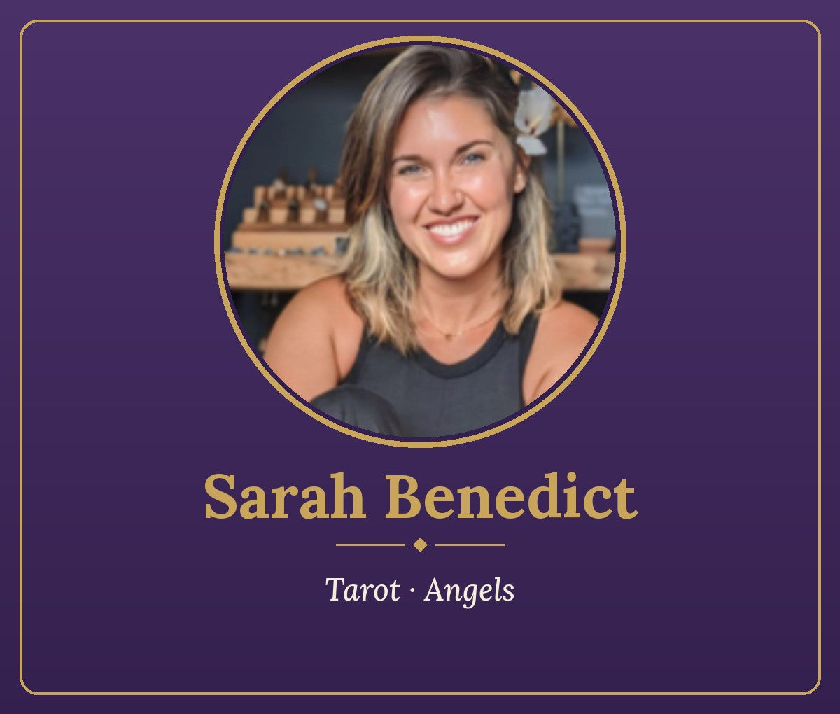 Phone & Zoom Tarot Reading with Sarah Benedict