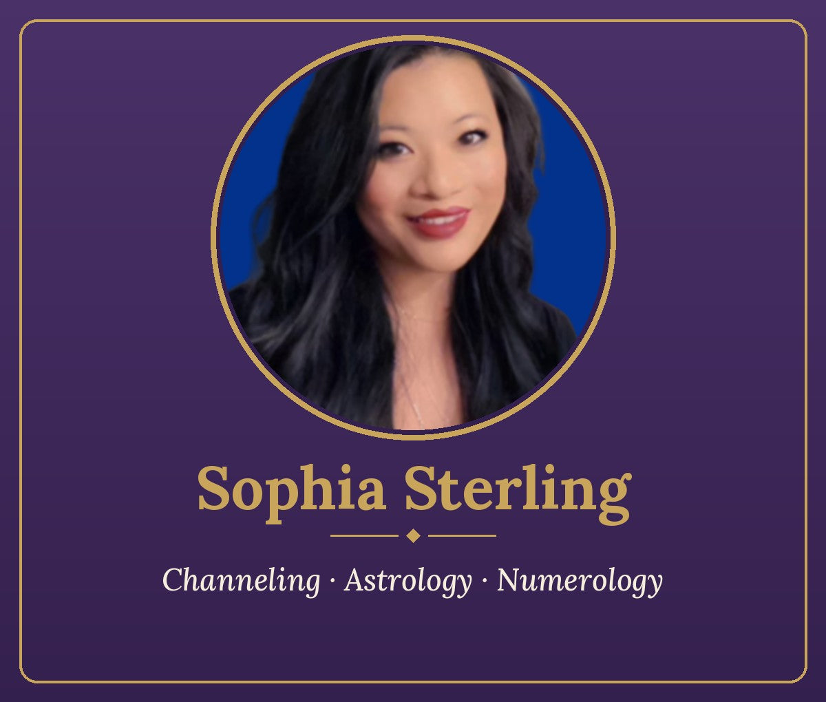 Phone & Zoom Reading with Sophia Sterling