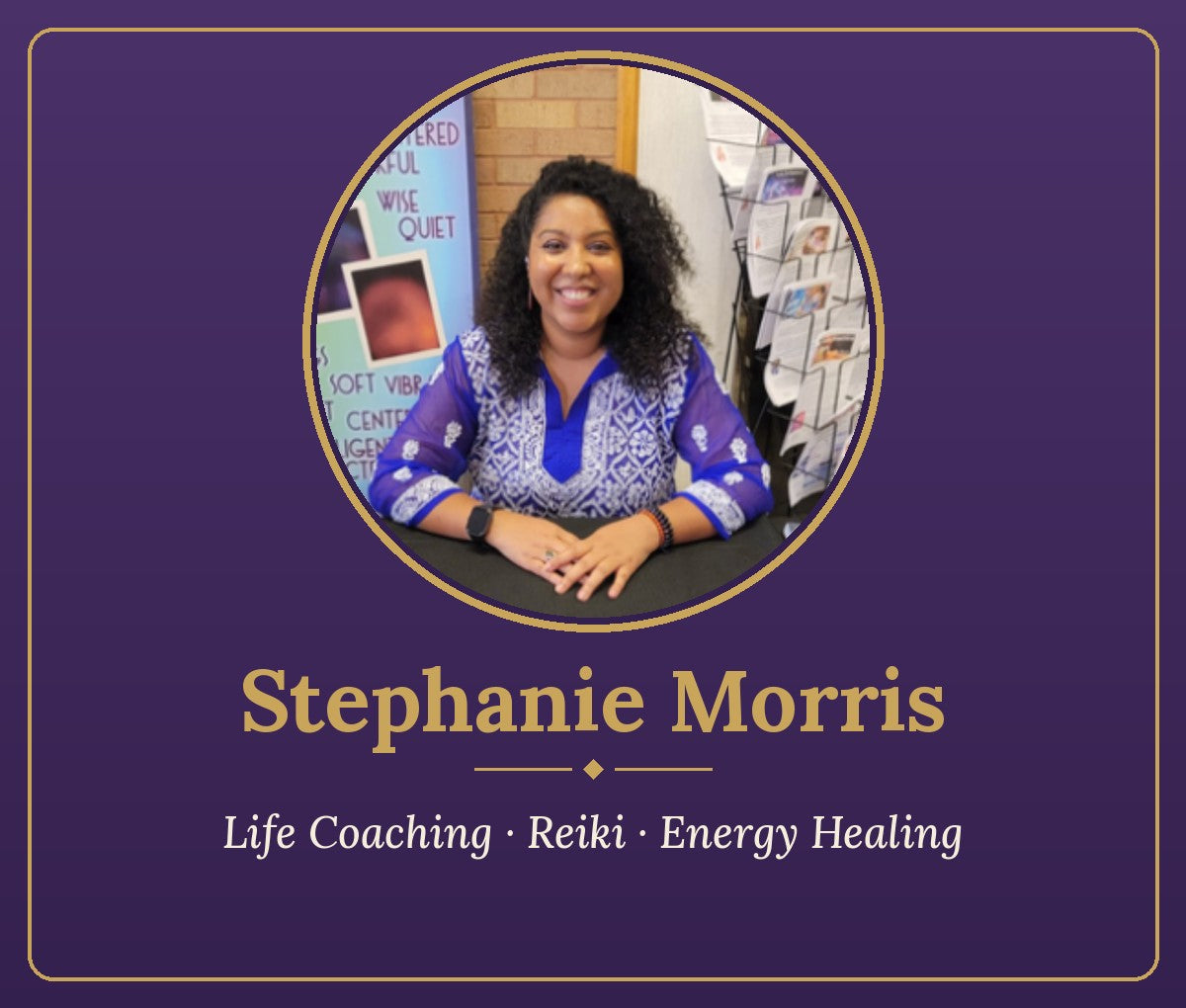 Phone & Zoom Reading with Stephanie Morris