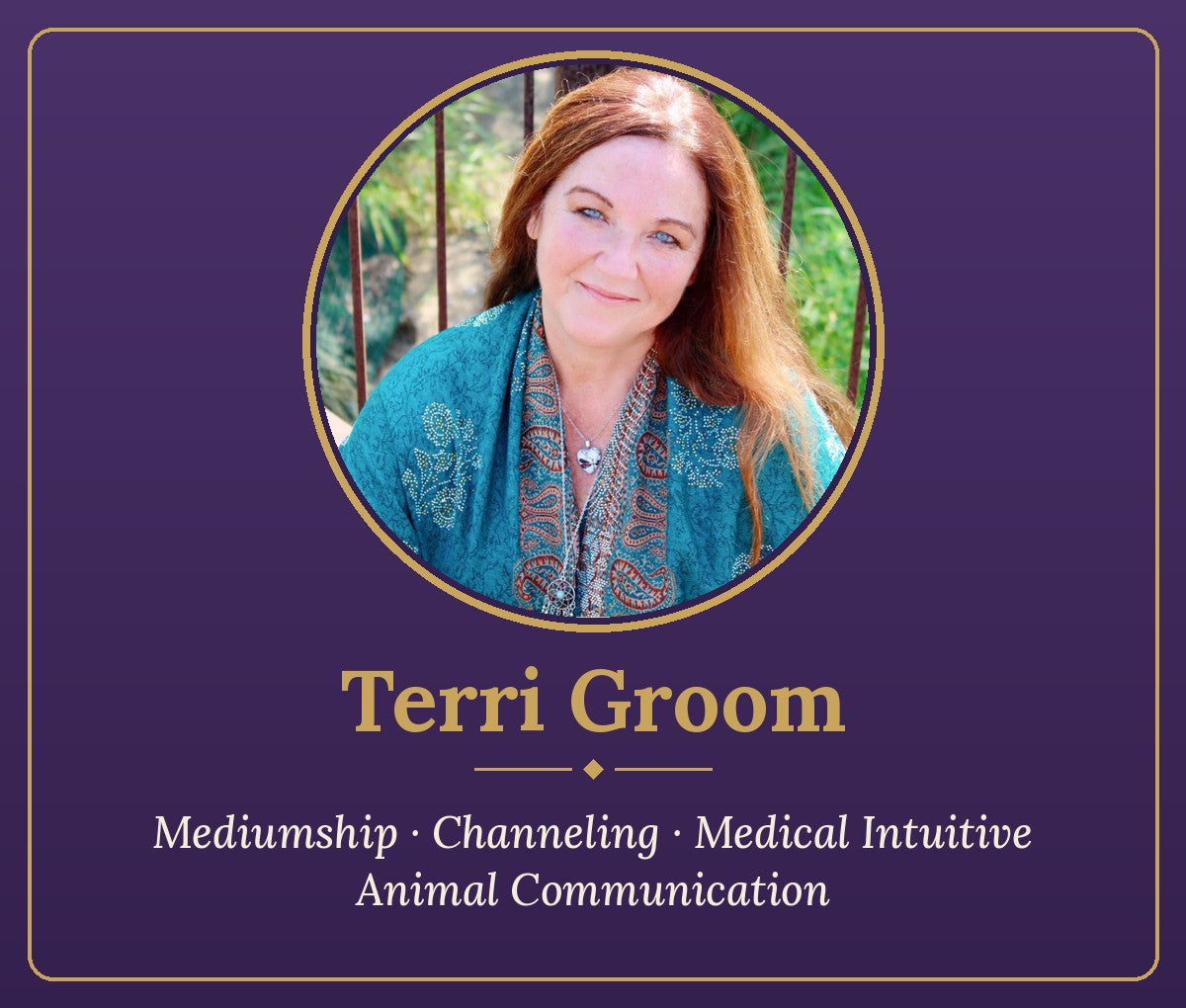 Phone & Zoom Reading with Terri Groom