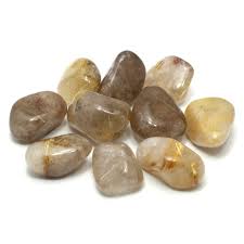 Rutilated Quartz Tumbled