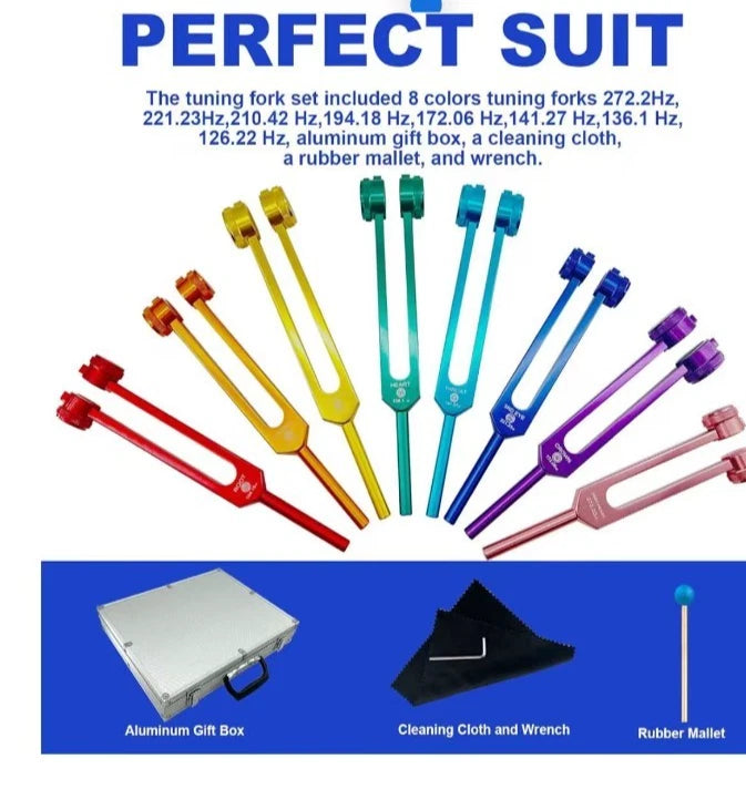 7 Chakra Tuning Fork Set