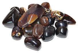 Zebra Amber Tumbled